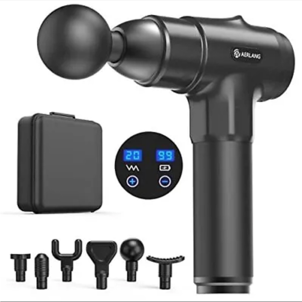 Brand new Aerlang massage gun DEEP TISSUE hyper-volt therapy lithium battery NEW